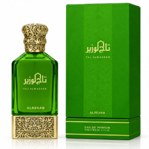 عطر تاج الوزير من شركة الرحاب عبوة 80مل اودي برفان - بخلاصة العود الكمبودي