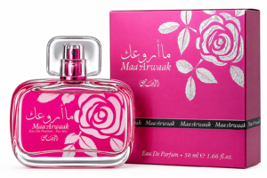 عطر ما أروعك نسائي من الرصاصي – أو دي بارفيوم 50 مل (Rasasi Maa Arwaak Femme - بديل بلاك إكس إس)