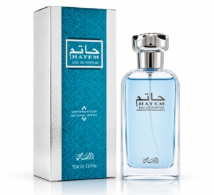 عطر حاتم رجالي أو دو بارفيوم 75 مل – بديل عطر فيرزاتشي بور هوم الإيطالي الأزرق الشهير (Copy)