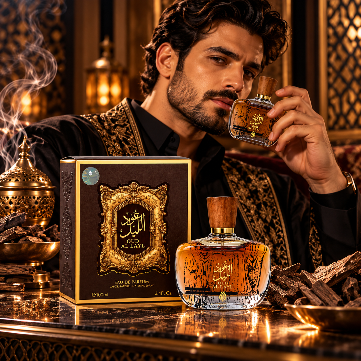 عطر عود الليل من عربيات أو دو بارفيوم 100 مل – Arabiyat Oud Al Layl (بديل عطر جواد الليل) - الصورة 3