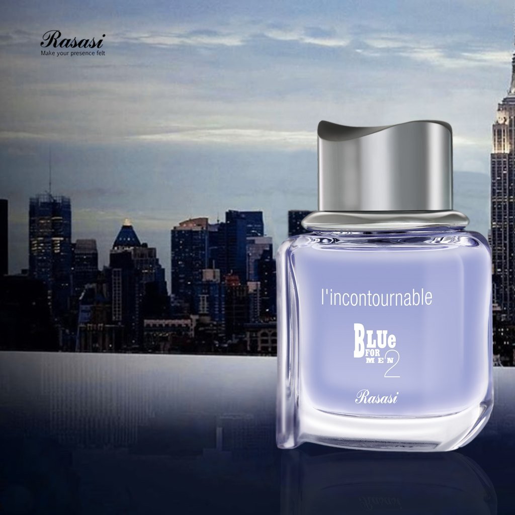عطر بلو فور من 2 لو انكونترنيبل من الرصاصي للرجال – أو دي بارفيوم 75 مل (Rasasi L'incontournable Blue 2) - الصورة 5