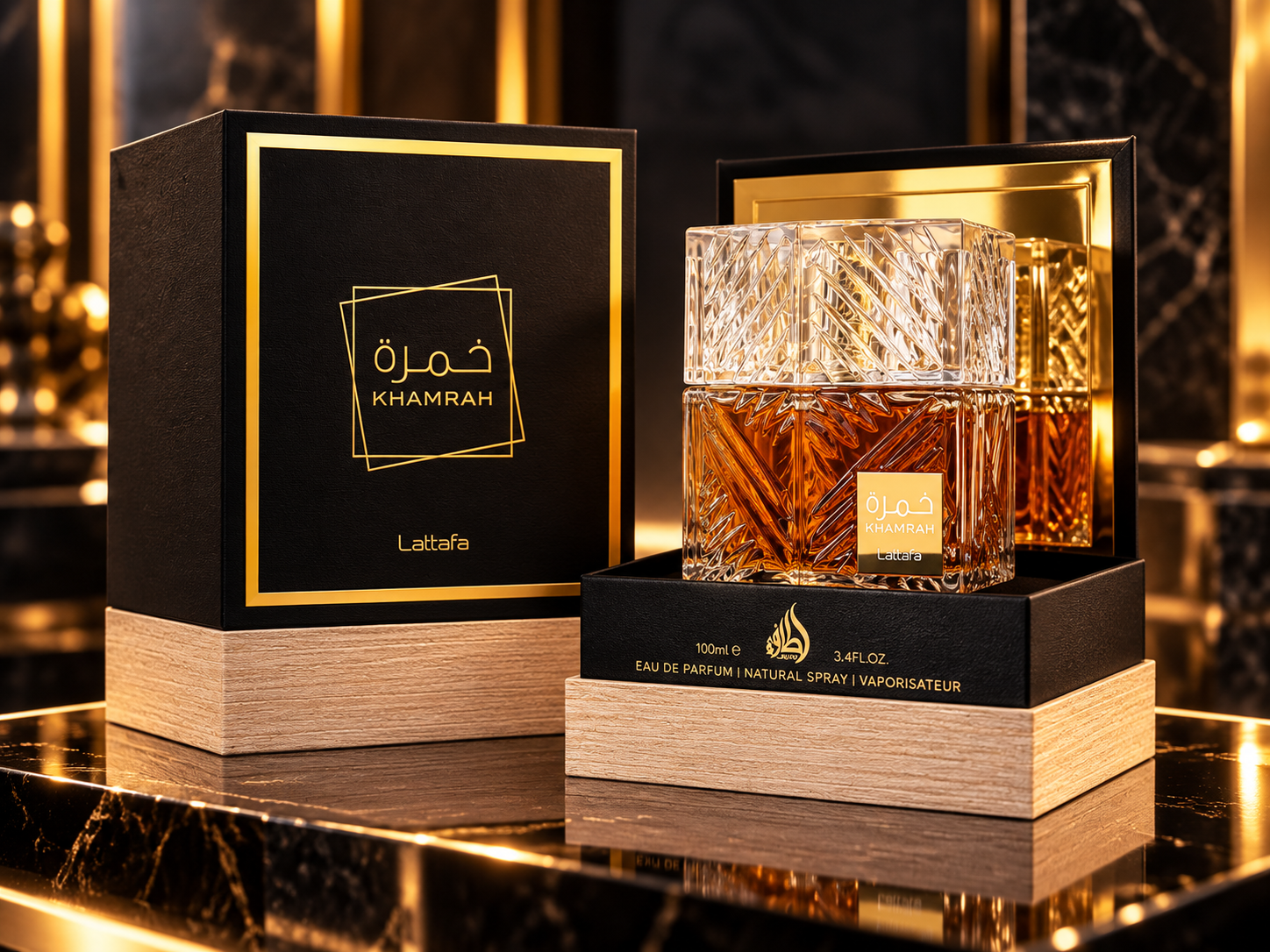 عطر خمرة من لطافة للجنسين أو دو بارفيوم 100 مل – Lattafa Khamrah Eau De Parfum - الصورة 4