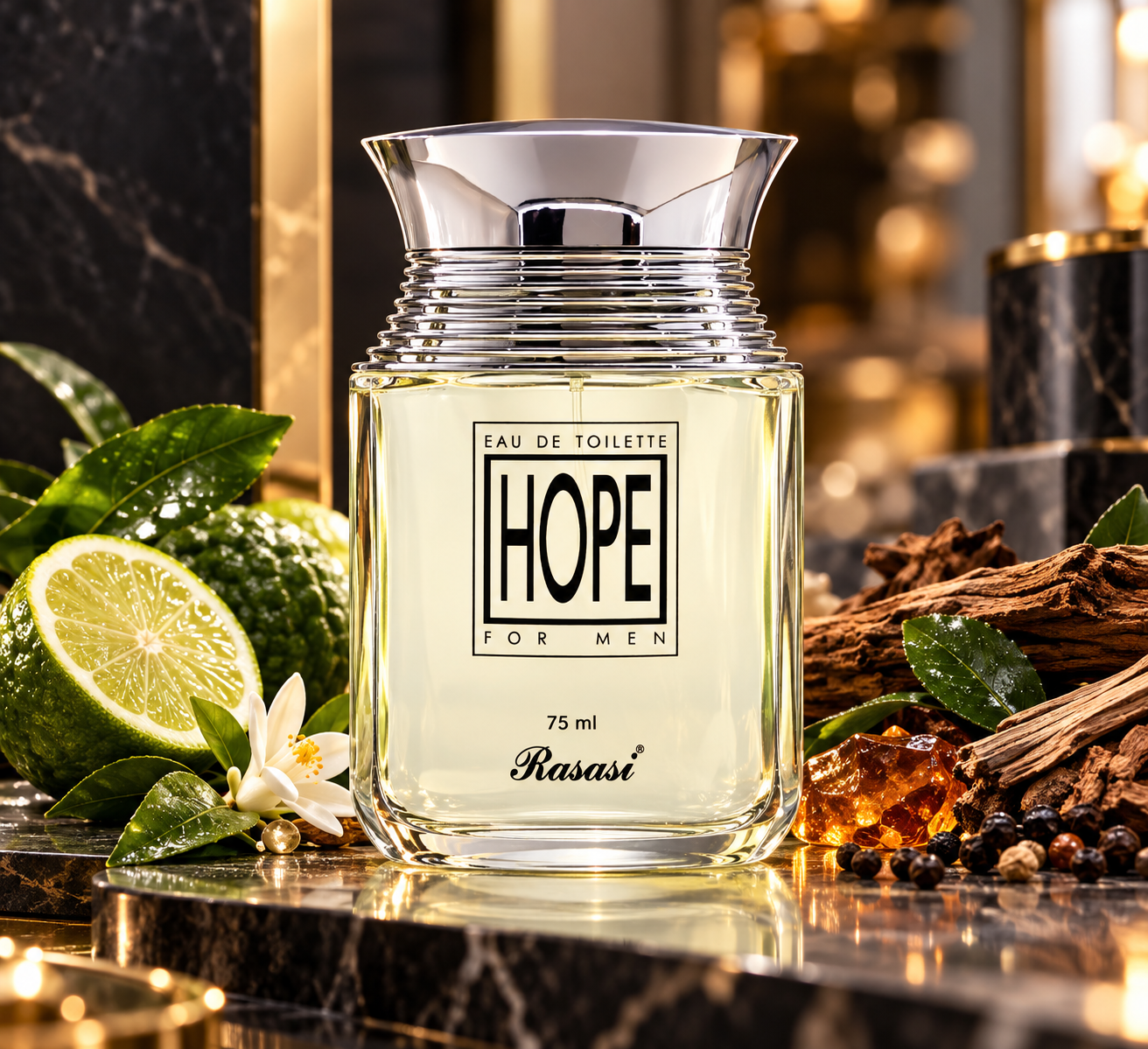 عطر هوب رجالي من الرصاصي أو دو بارفيوم 75 مل – Rasasi Hope Pour Homme (شبيه عطر كول ووتر الشهير) - الصورة 5