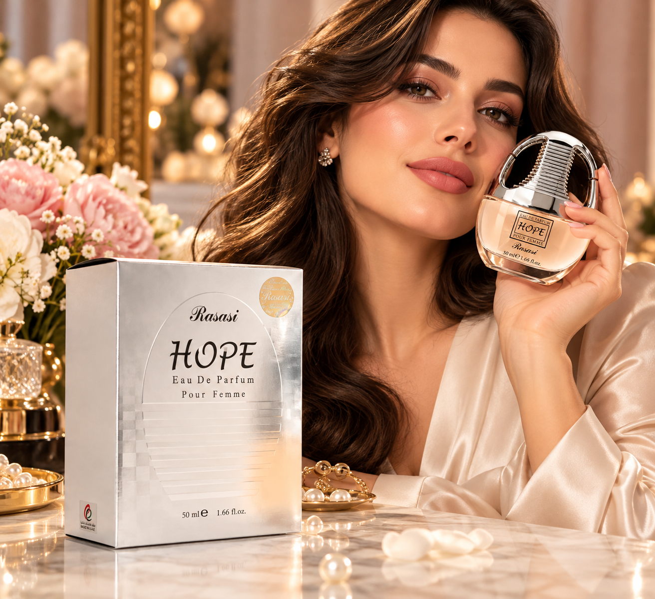 عطر هوب حريمي من الرصاصي أو دو بارفيوم 50 مل – Rasasi Hope Pour Femme (شبيه عطر جادور الشهير) - الصورة 4