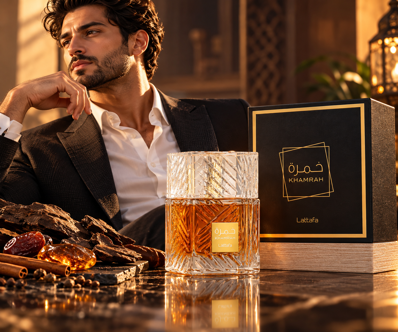 عطر خمرة من لطافة للجنسين أو دو بارفيوم 100 مل – Lattafa Khamrah Eau De Parfum - الصورة 3
