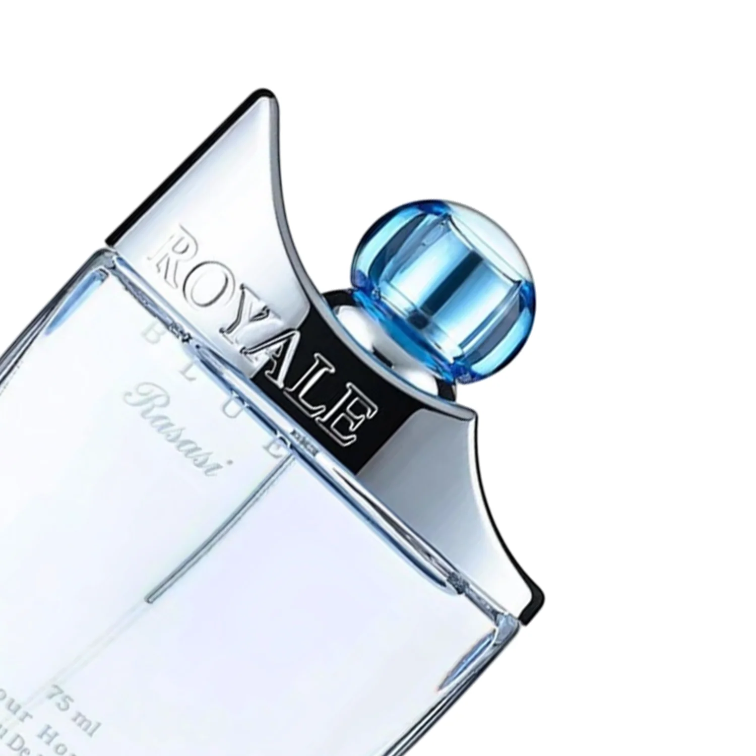 عطر رويال بلو رجالي من الرصاصي أو دو بارفيوم 75 مل – Rasasi Royale Blue Pour Homme - الصورة 5